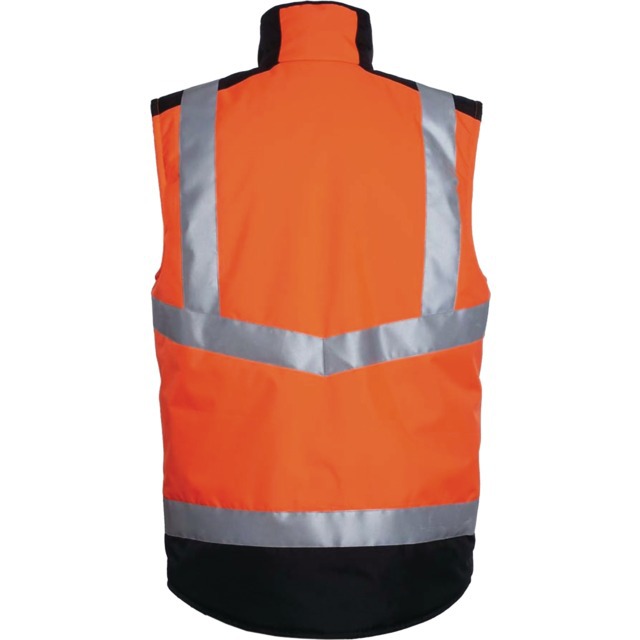 Gilet de Travail sans Manche Haute Visibilite Reversible Wiley Orange 2XL référence fournisseur 2949138